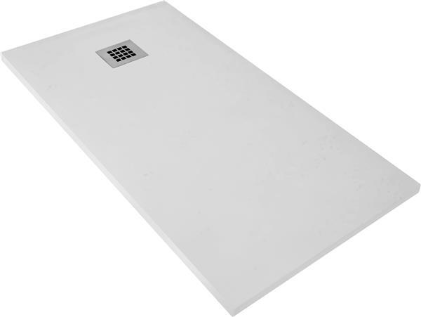 Creavit douchebak VERONI SLATE FLAT COMPOSIETSTEEN WIT 120X90X3CM. Normaal stock 1 week